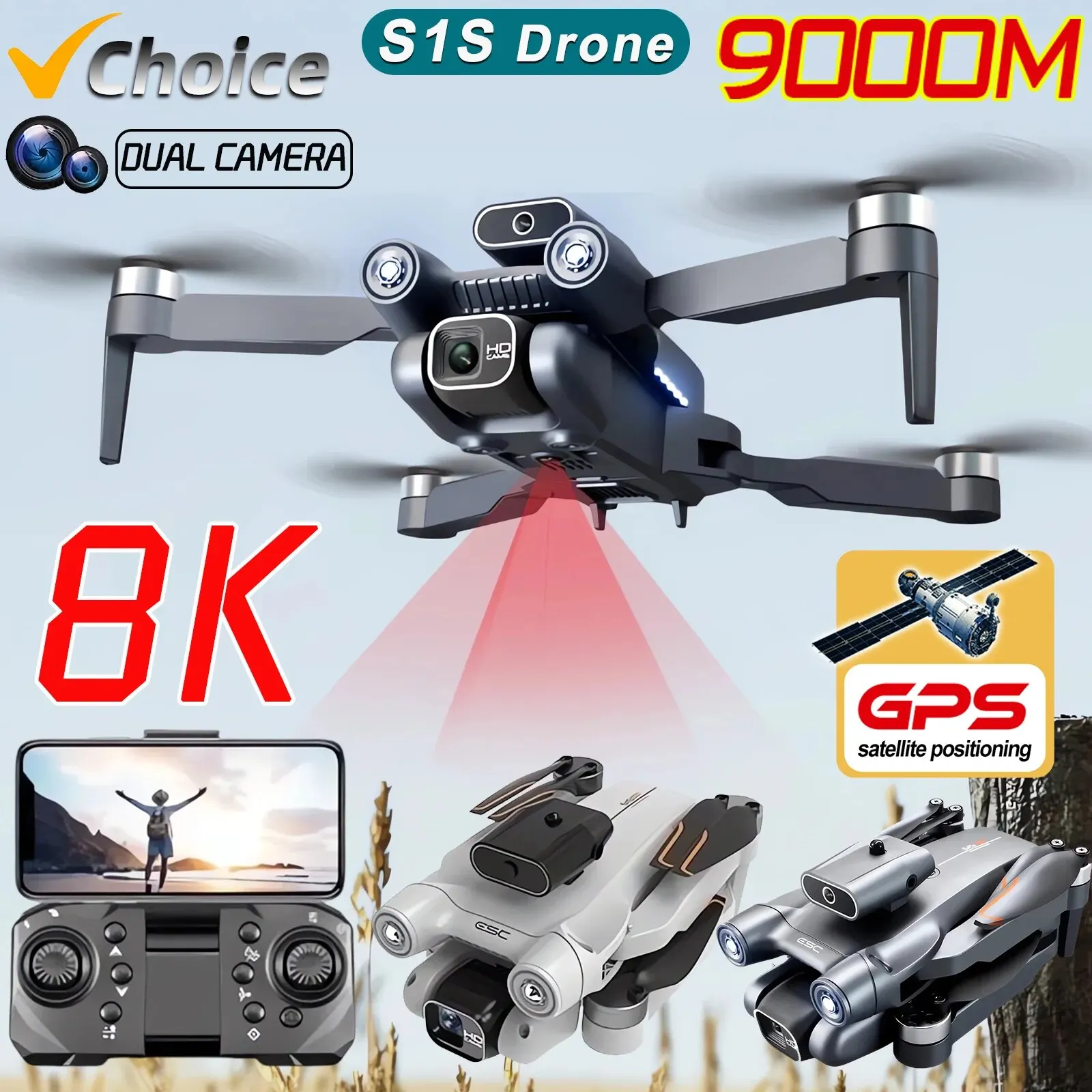Nuovo S1S 5G GPS Drone Camera  - Drone Multispectral recensione e prezzo